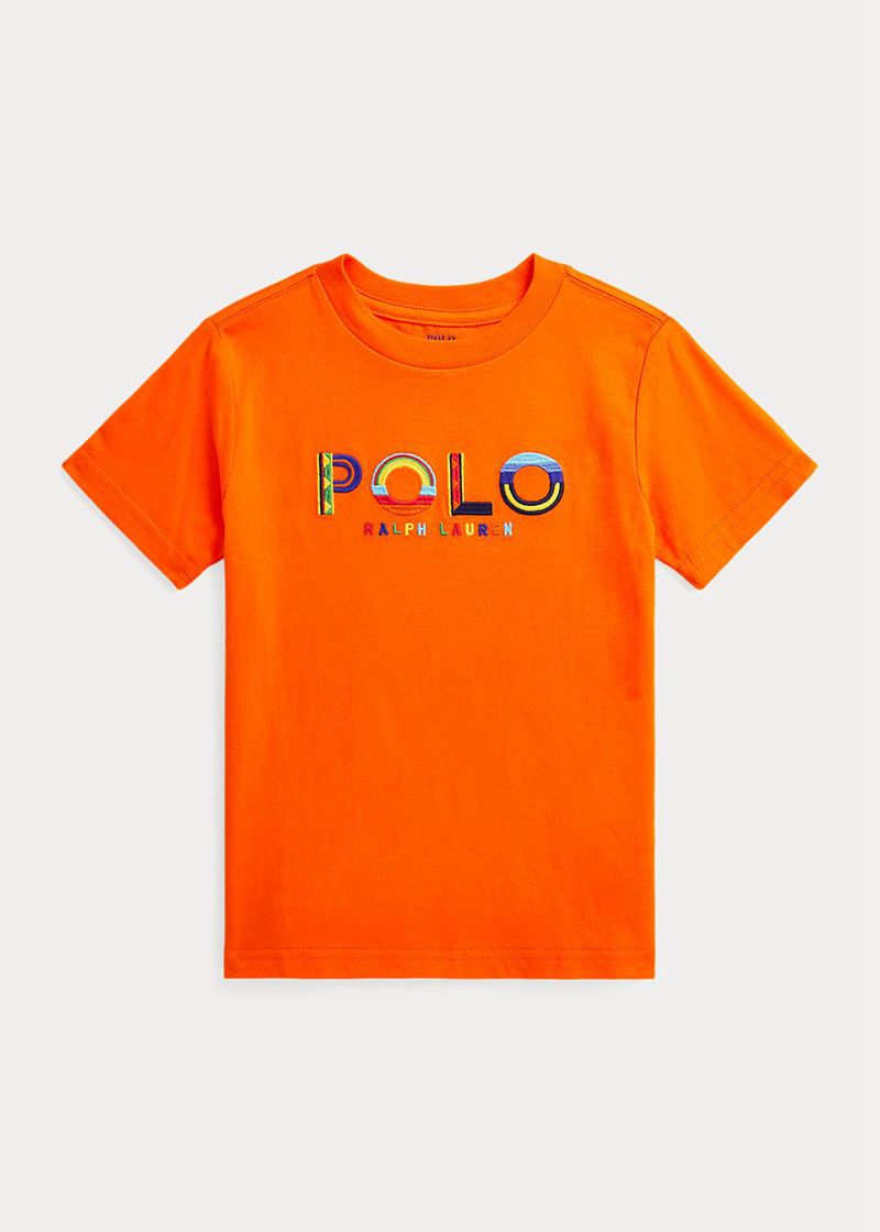 Camiseta Ralph Lauren Niño 1.5-6 Años Logo Cotton Jersey Chile Naranjas WPZEJ-9781